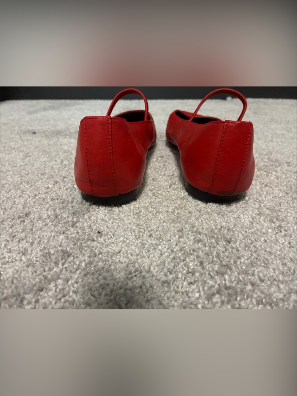 Madewell Great Red Mary Jane Ballet Flats - Picture 5 of 5